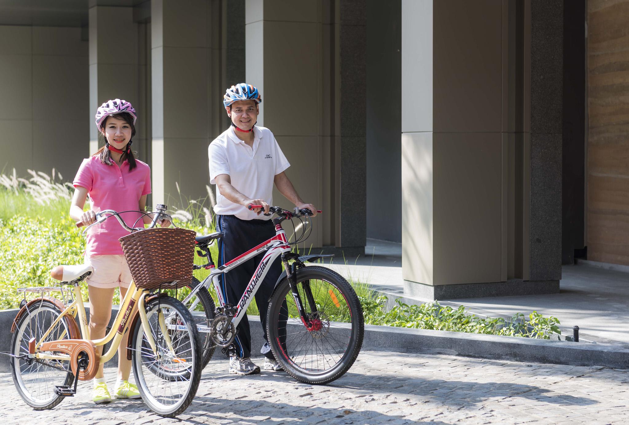 清邁u尼姆曼酒店 外观 照片 Students on bicycles