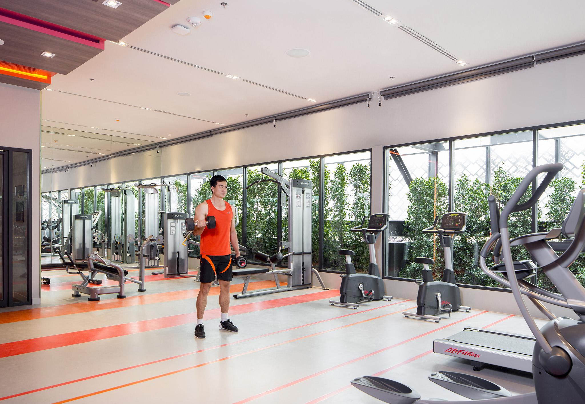 清邁u尼姆曼酒店 外观 照片 The gym at the hotel