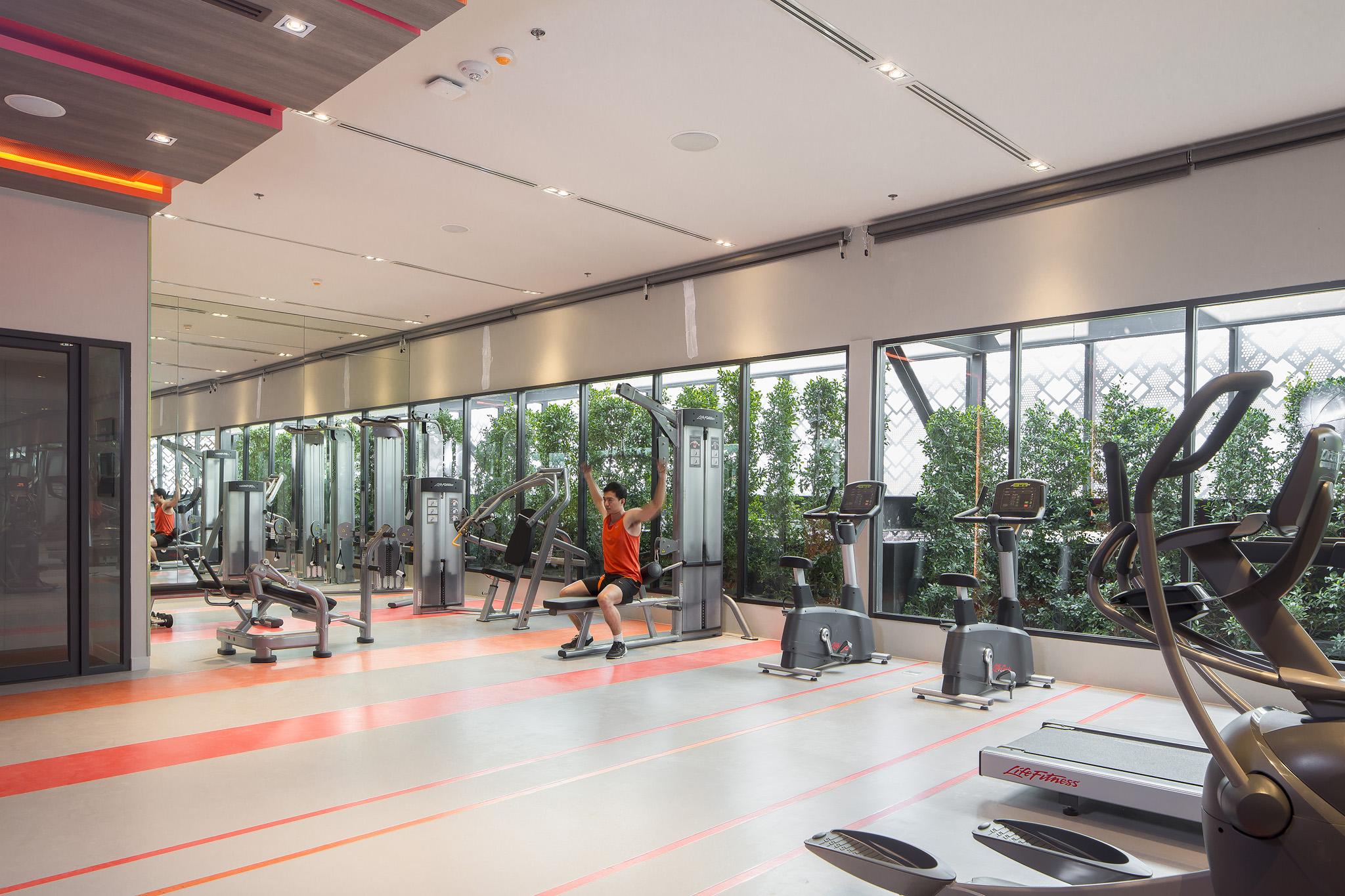 清邁u尼姆曼酒店 外观 照片 The gym at the hotel