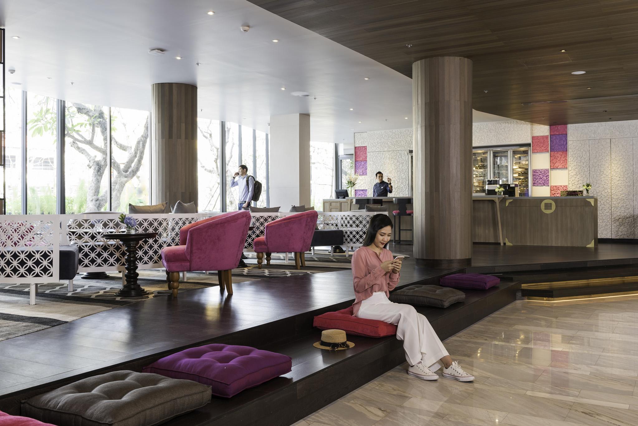 清邁u尼姆曼酒店 外观 照片 The lobby of the hotel